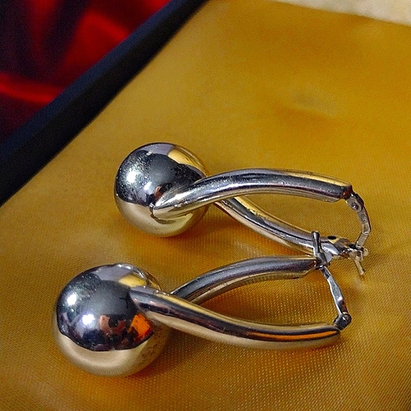 Patrick Mavros Fine London Luxury House Collection Sterling Silver Earrings 12mm - Picture 2 of 12